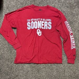 Russell Athletic Oklahoma Sooners OU  Long Sleeve Tee Shirt XL extra Large